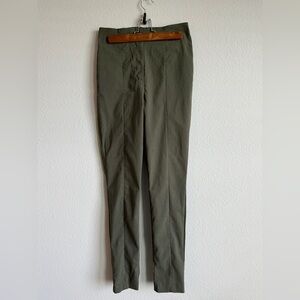 ASOS Army green high waisted business pants